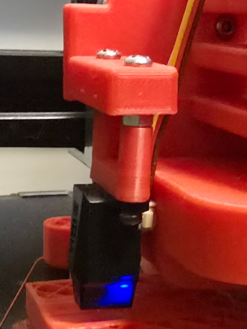 Ender 3 Satsana fan shroud with BIQU Microprobe v2 Installed